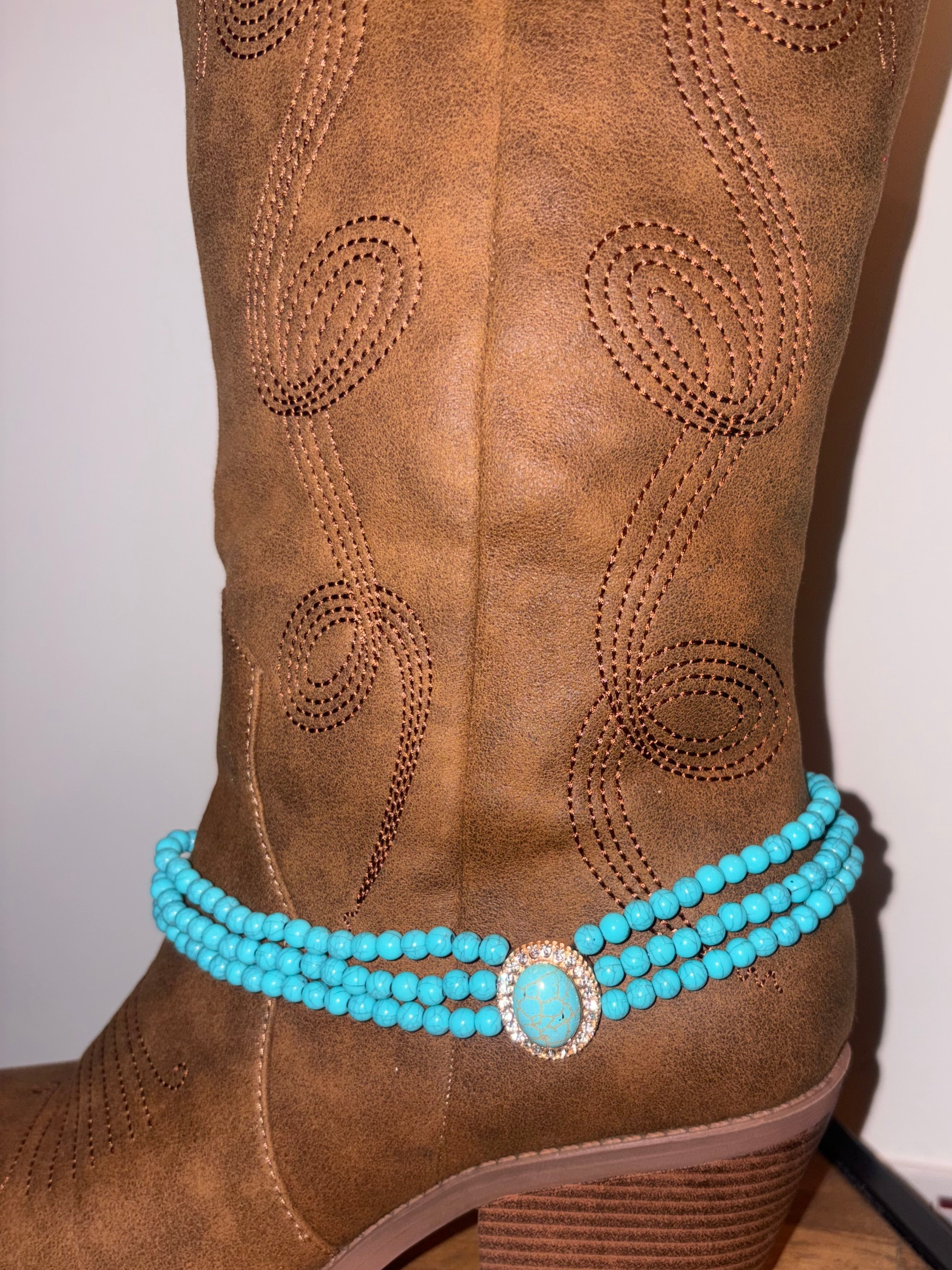 Turquoise Trail Boot Charm