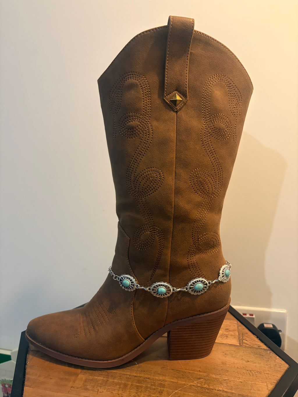 Silver Mesa Boot Charm