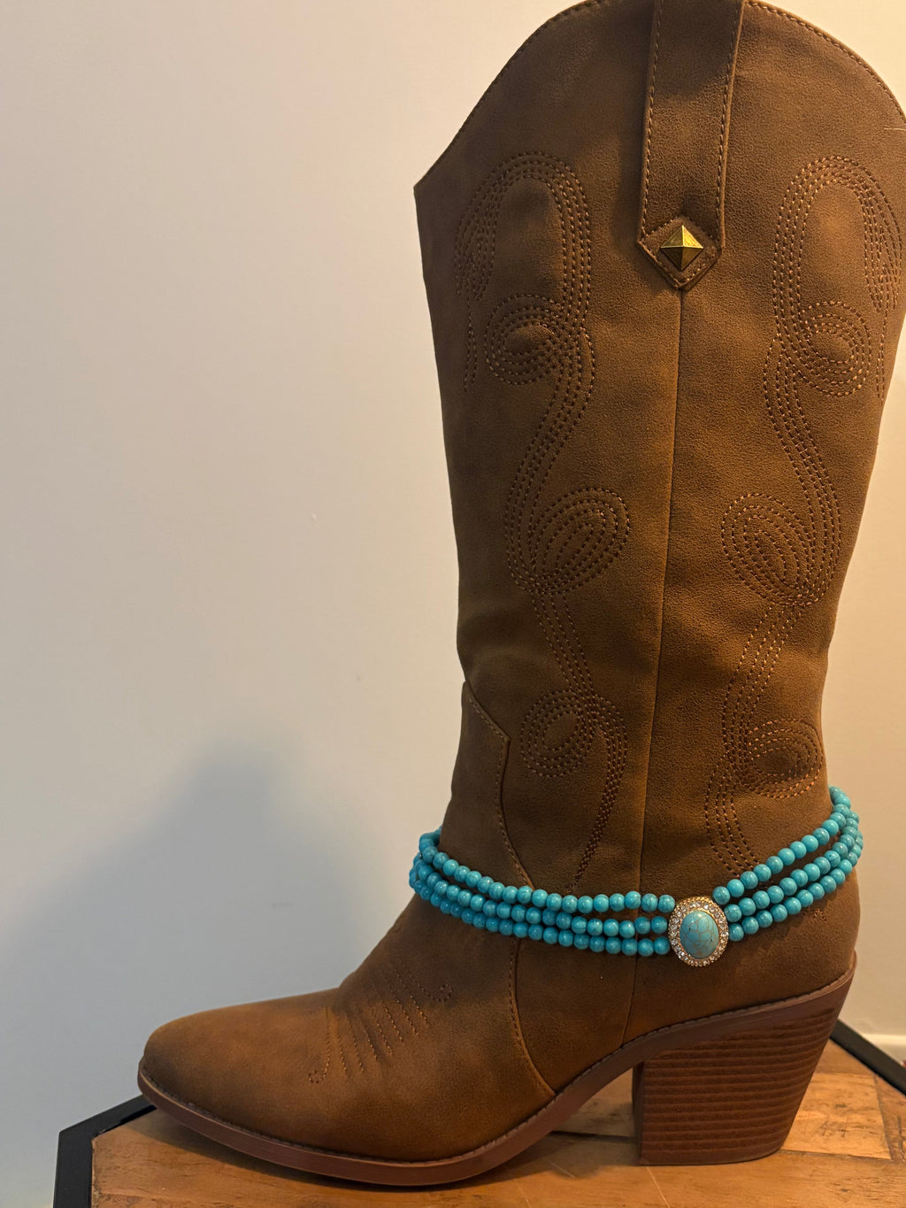 Turquoise Trail Boot Charm