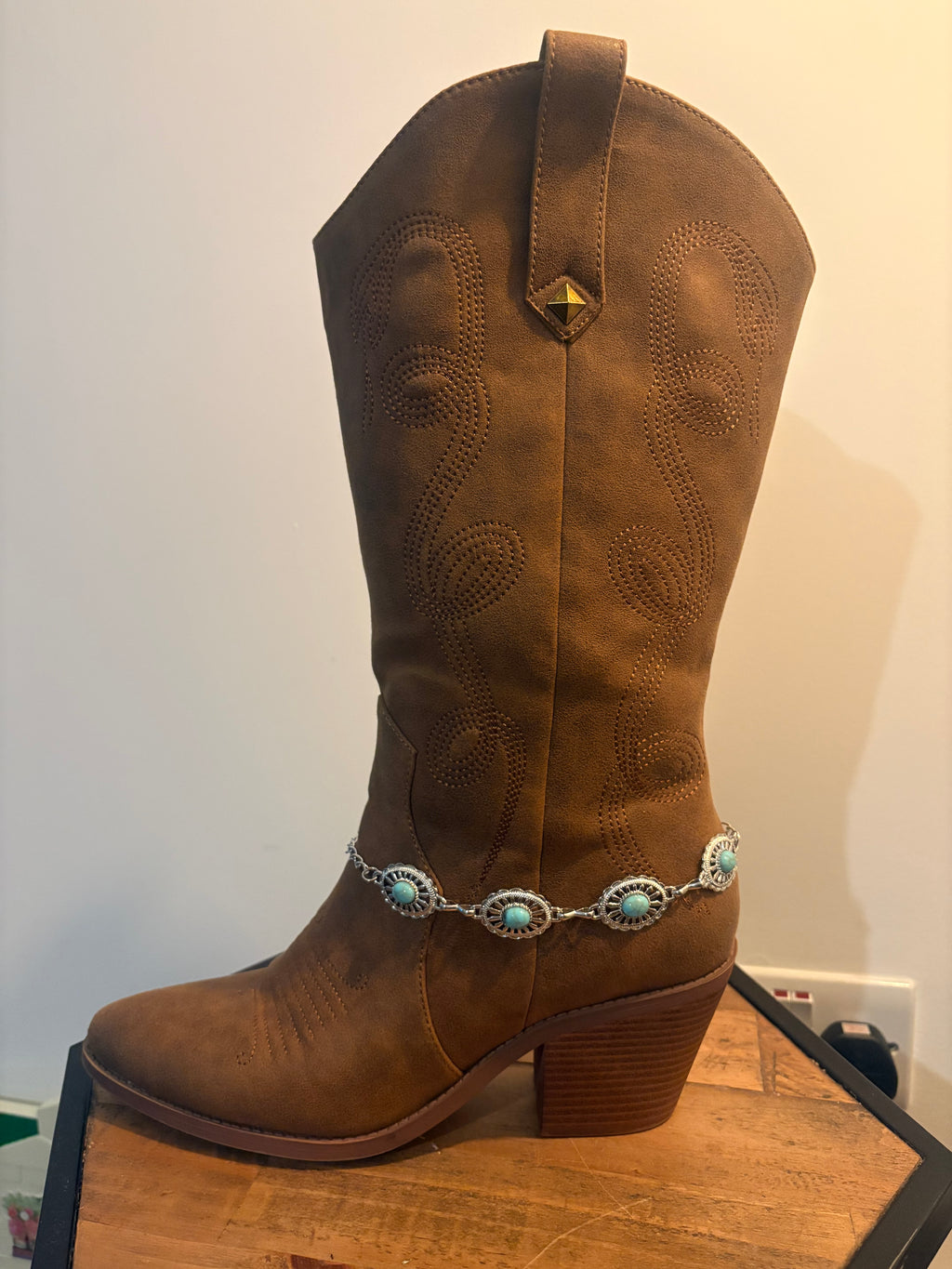 Silver Mesa Boot Charm